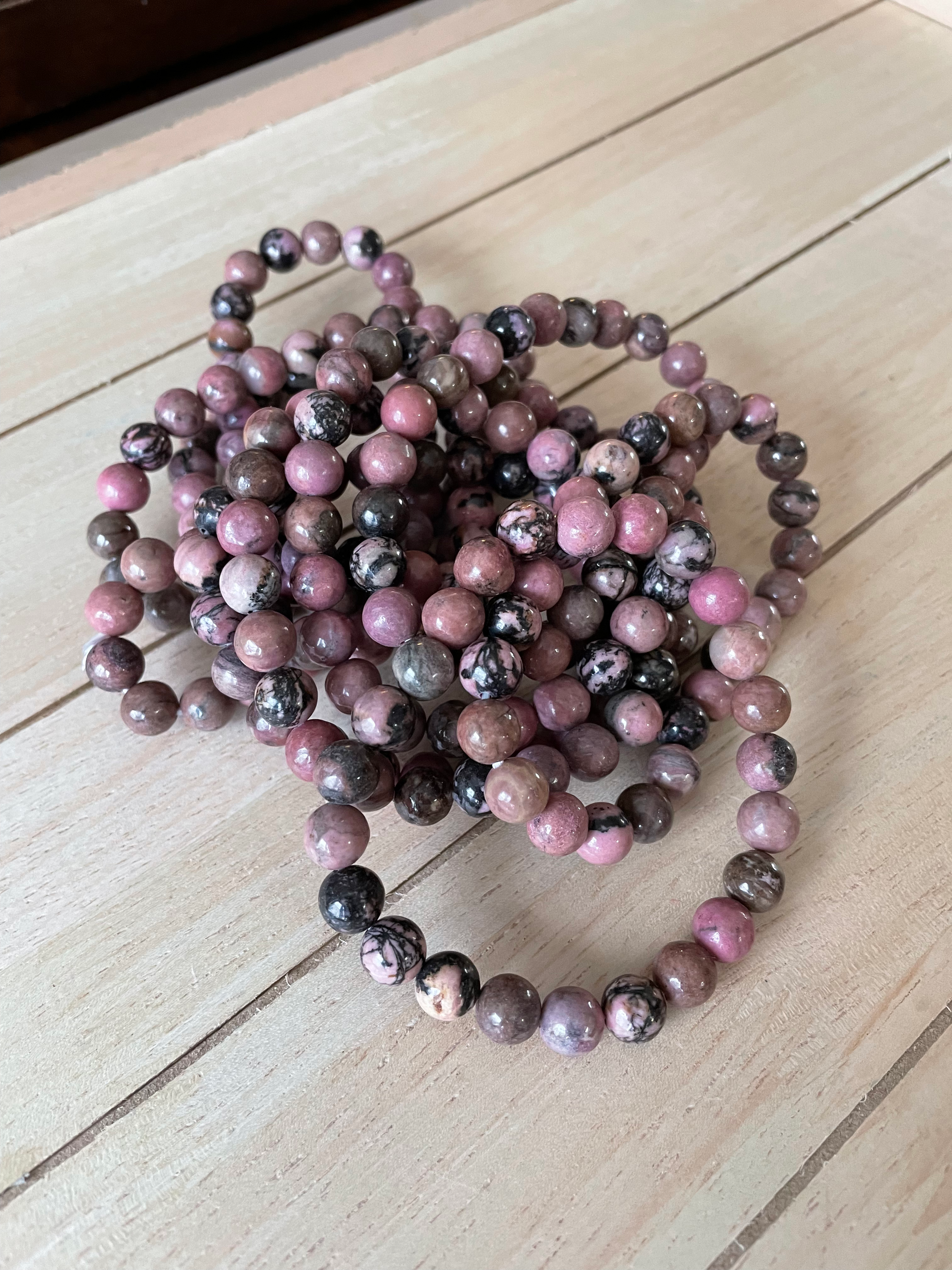 Rhodonite Bracelet 8mm