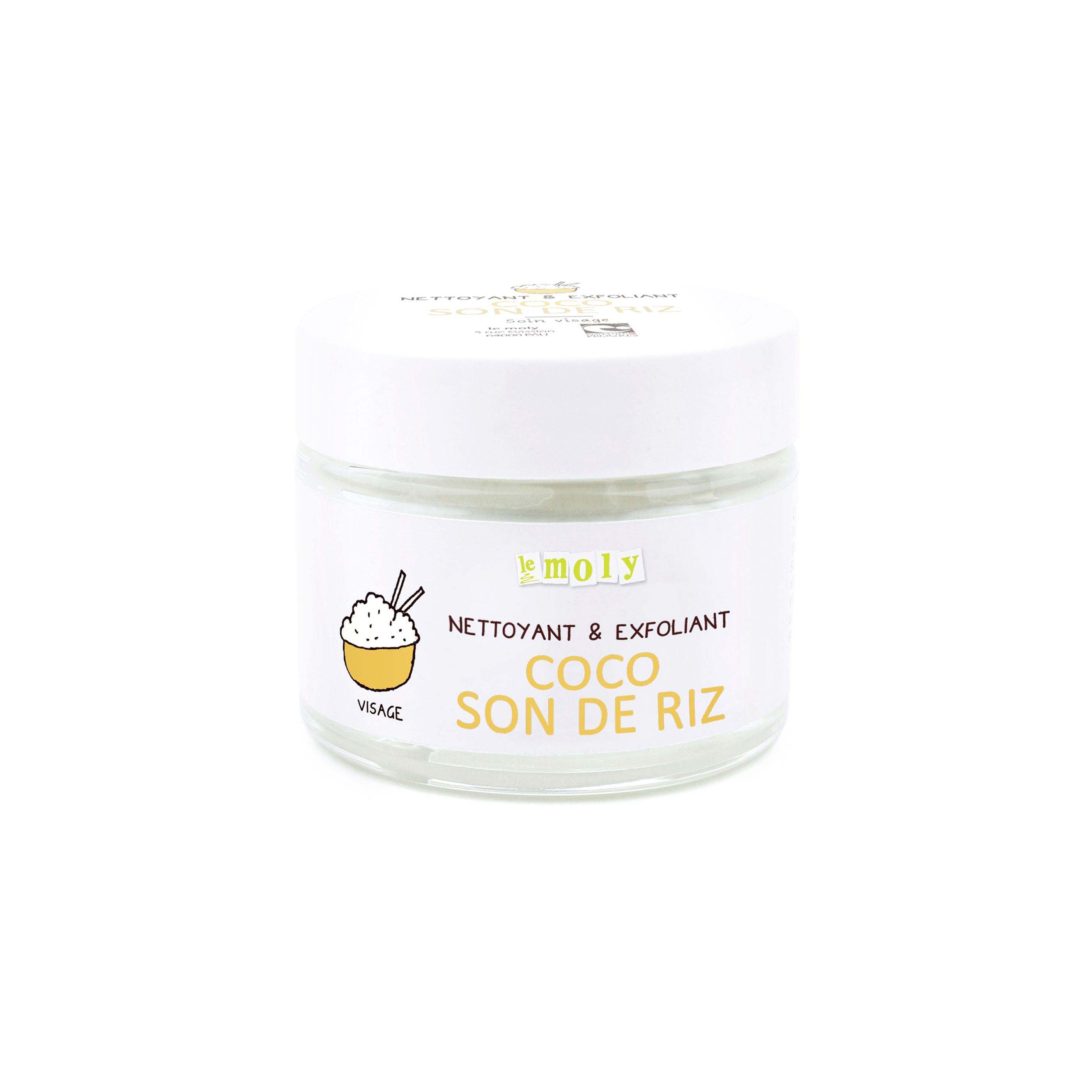 Le Moly - 2 in 1 Cleansing Jelly and Facial Scrub