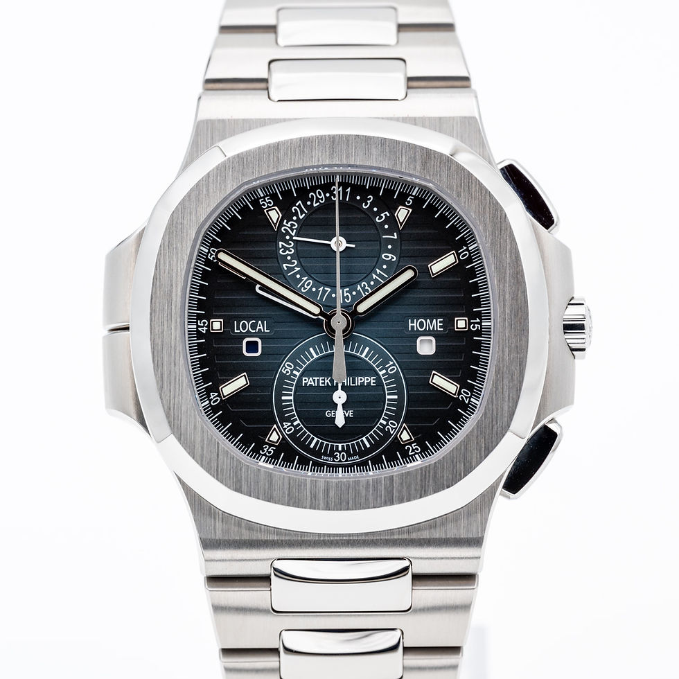 Patek Philippe Nautilus 5990/1A-011 Blue Dial Travel Time Chronograph