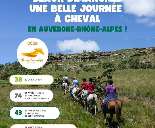 Les circuits régionaux de Tourisme Équestre en 2026