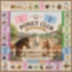 Plateau du jeu de Monopoly inventé par le Haras d'Ors