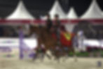 Mercredi soir dans l'épreuve des partenaires, Marine Blondet (38) et Joséphine Petiau (38) se sont imposées sous les couleurs Pegasus ! ©Agence Ecary