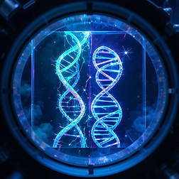Sci-fi genetic research experiment from the Project H.E.A.L. horror series