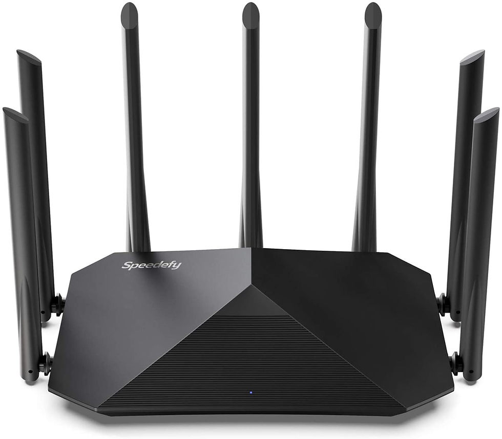 Speedefy K7 is engineered based on wireless AC2100 (1733Mbps @5GHz + 300Mbps @2.4GHz) network segment with 4×4 MU-MIMO. It is not just for standard internet tasks, it’s a high speed router with concurrent data throughput to reduce latency.