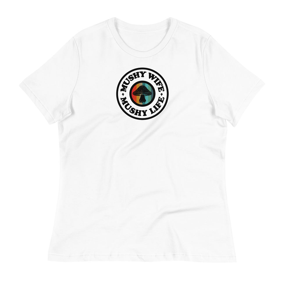 Thumbnail: Mushy Wife Mushy Life Women's Relaxed T-Shirt