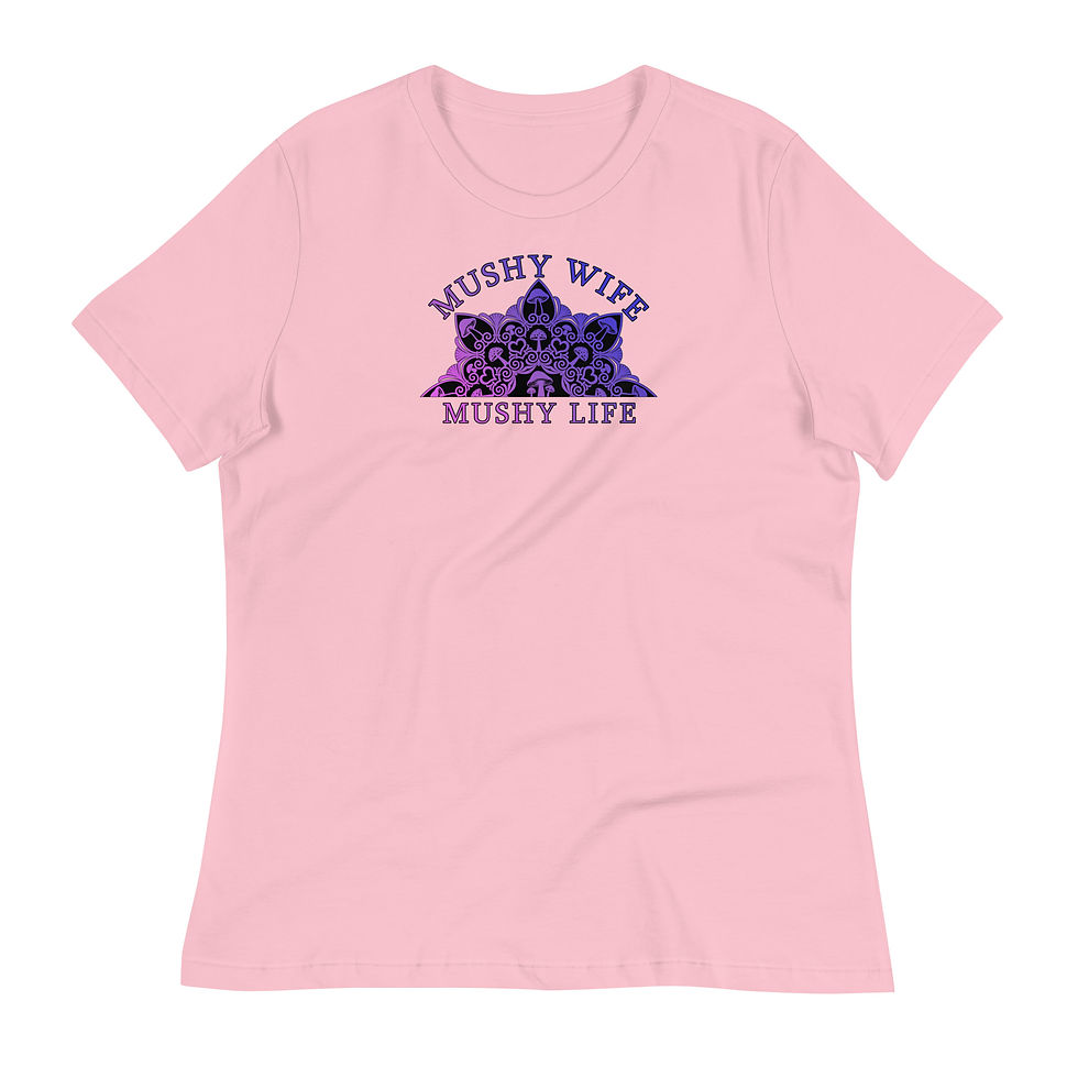 Thumbnail: Mushy Wife Mushy Life 5 Women's Relaxed T-Shirt