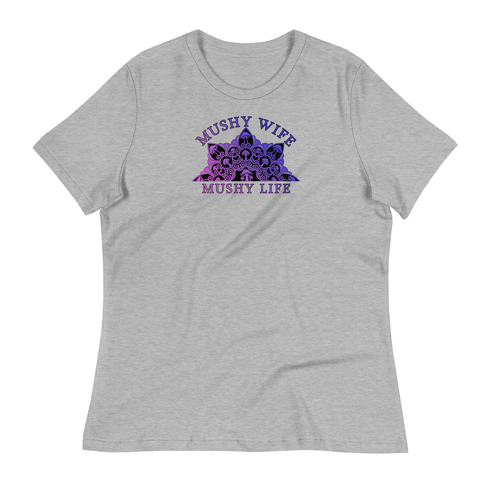 Thumbnail: Mushy Wife Mushy Life 5 Women's Relaxed T-Shirt