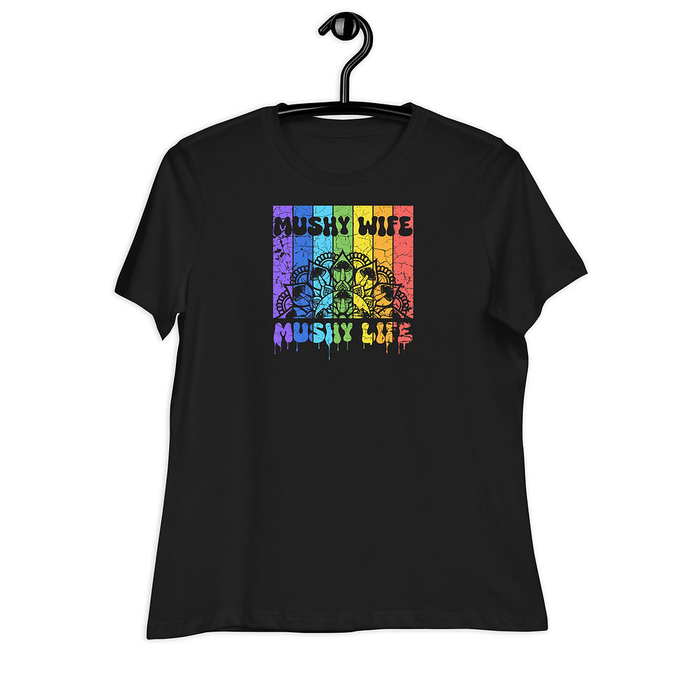 Mushy Wife Mushy Life 4 Women's Relaxed T-Shirt