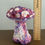 Thumbnail: Handmade Pink and Purple Mushroom Figurine