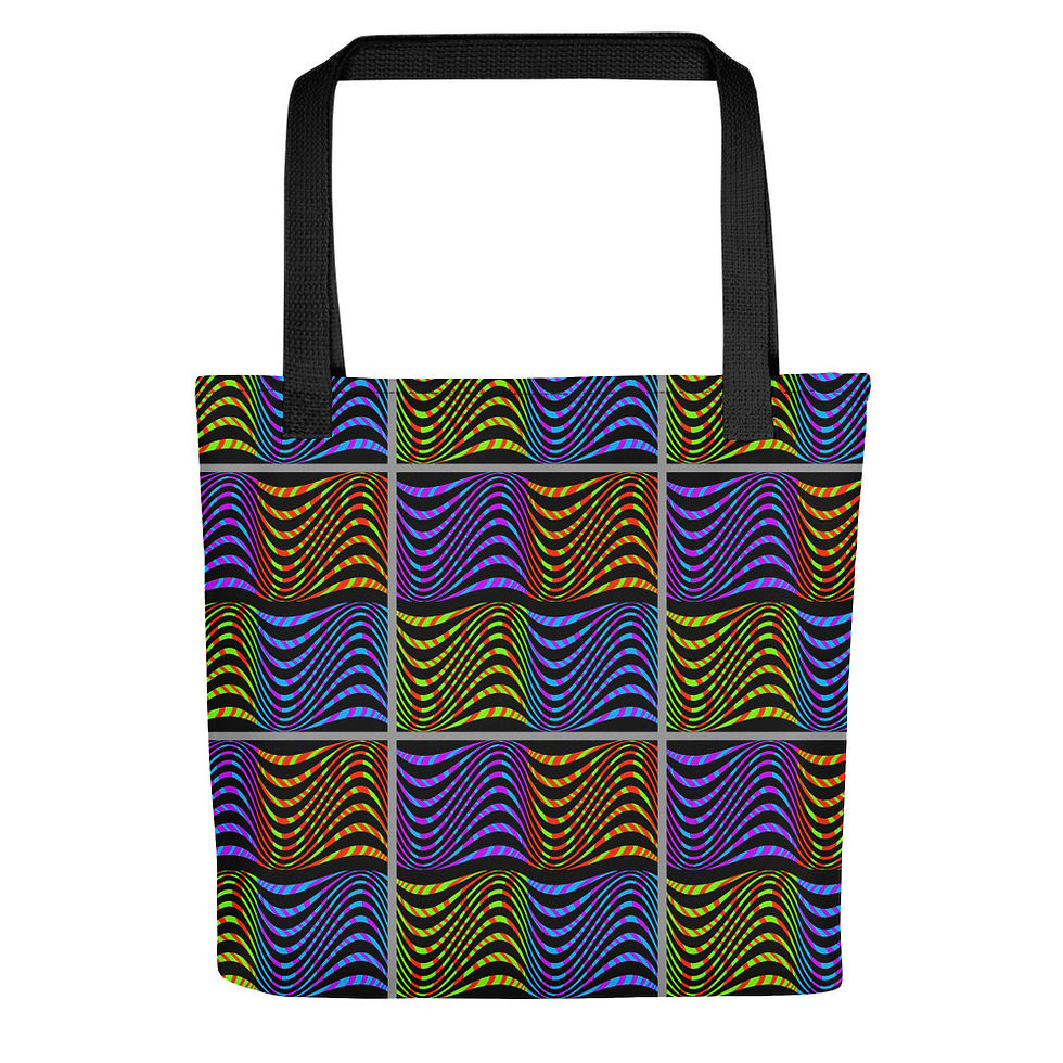 Chaotic Abstract Tote Bag