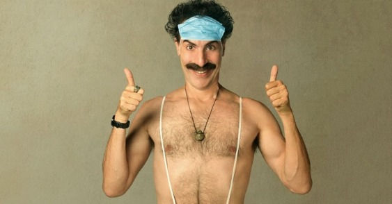 Borat: O lado sombrio do sonho americano.