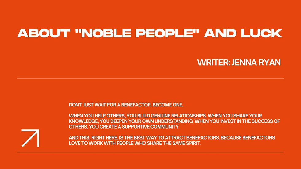 Cover image for Jenna Ryan’s essay titled ‘My New Understanding of Education,’ featuring a bold orange background with the quote ‘Education can change your destiny, but only if you’re willing to change.