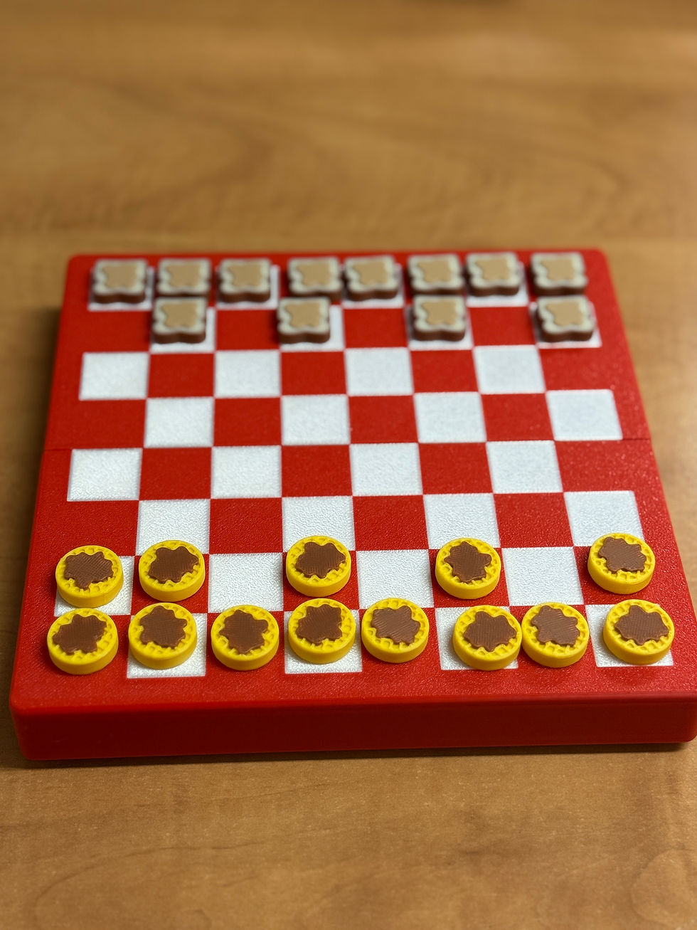 Miniature : Jeux de dame du déjeuner