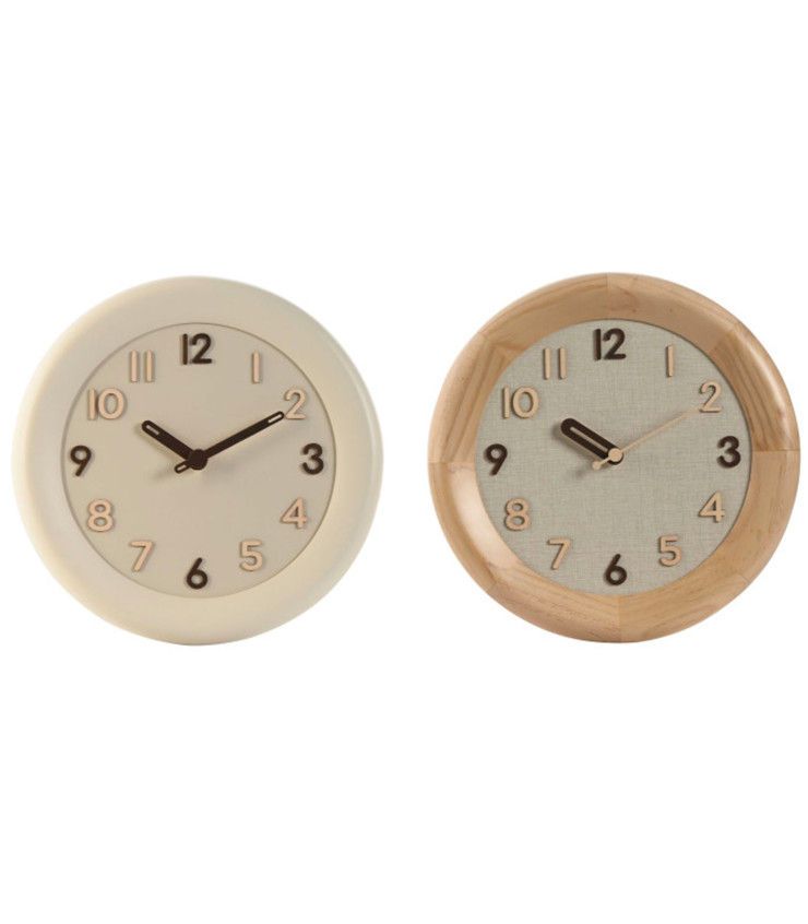 Orologio da Parete Minimal in Legno – Diametro 30 cm