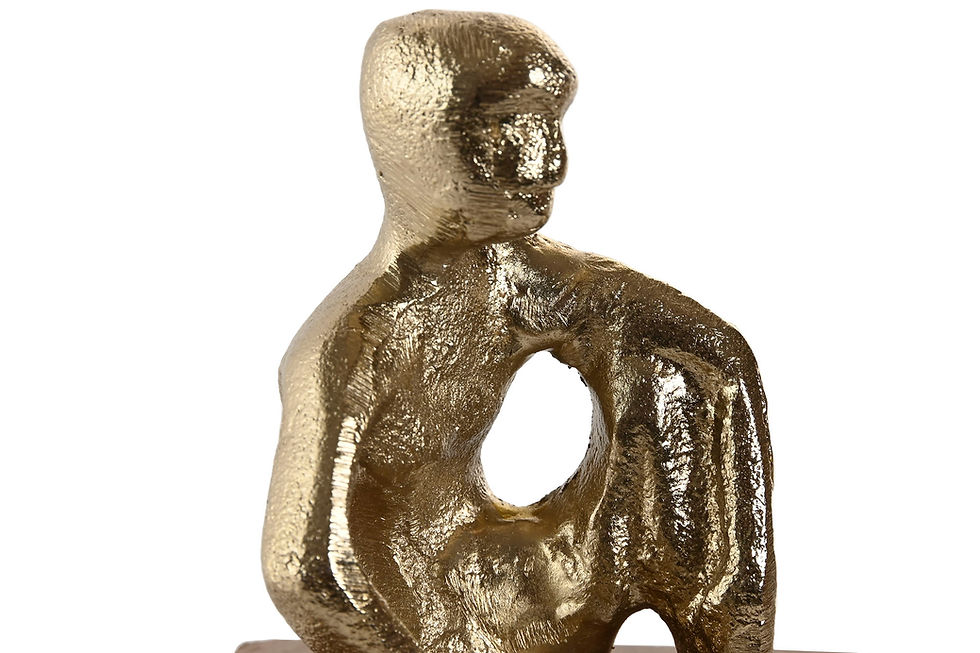 Miniatura: Scultura in legno e metallo 
