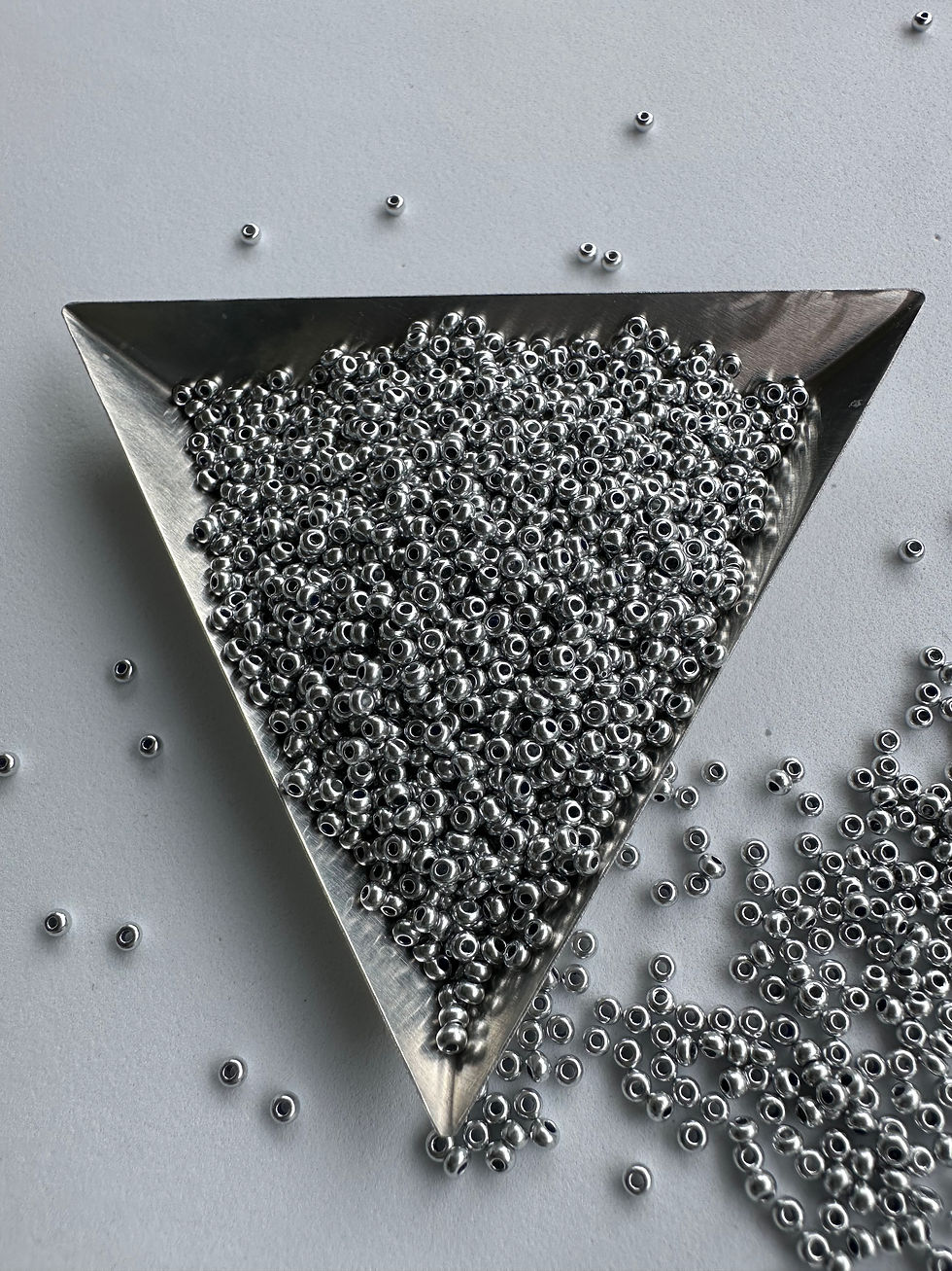 Miniaturbild: 01700. 10/0 silber. Opaque Bronze