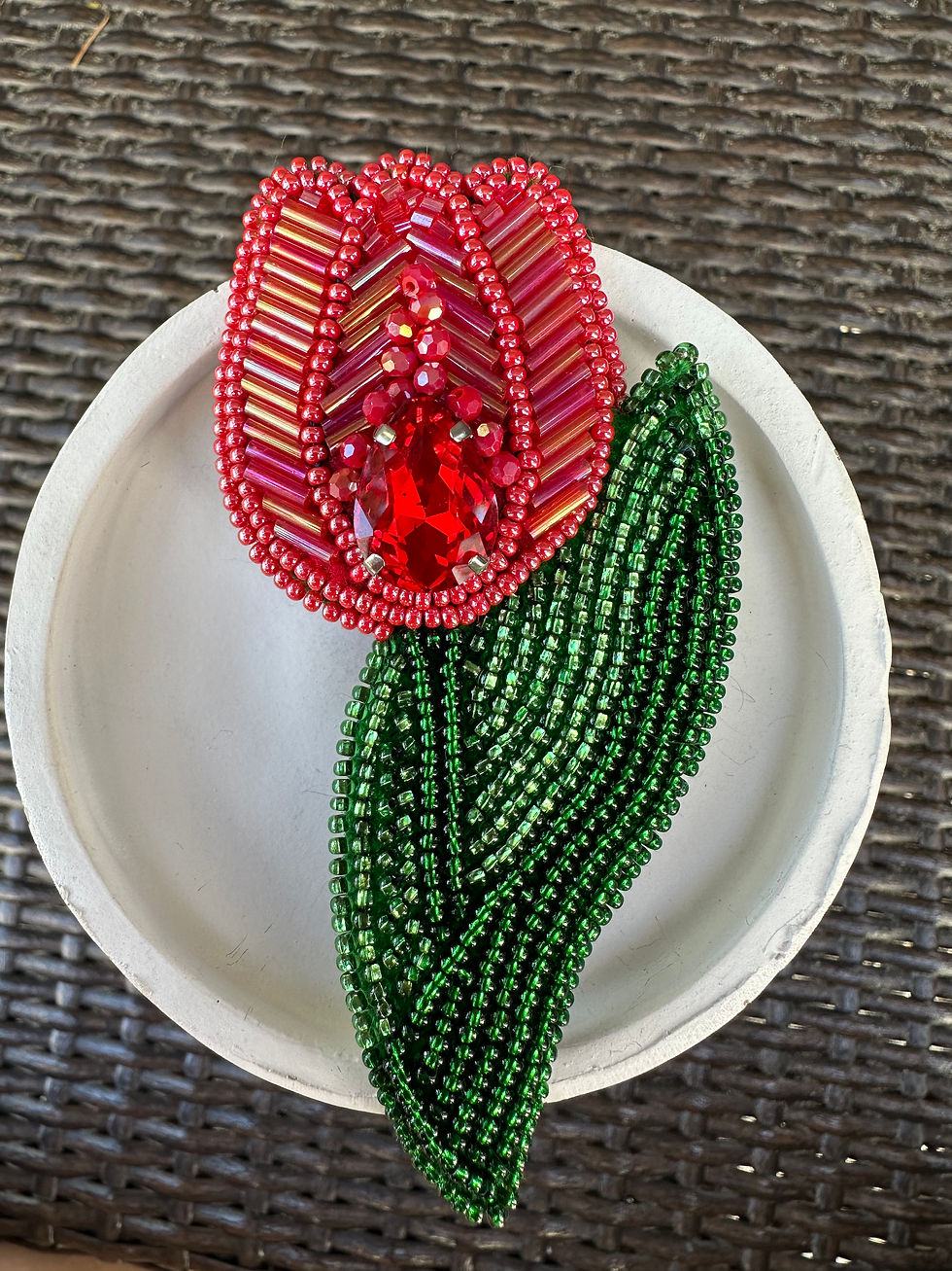 Miniaturbild: APb0914 Brosche. Tulpe