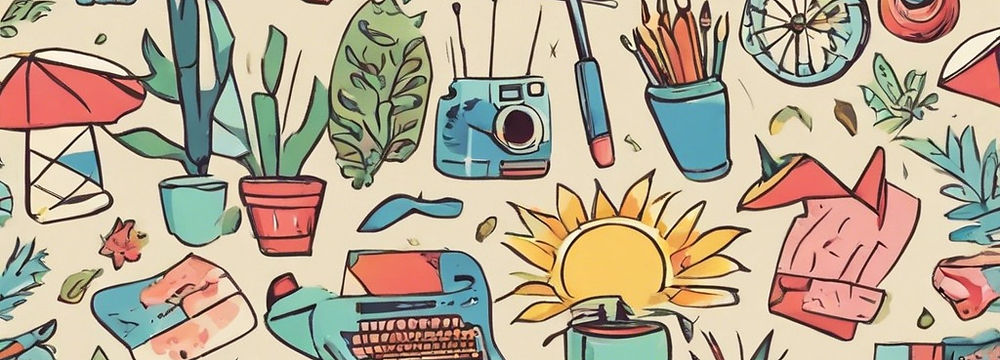 summer sun art supplies art camp