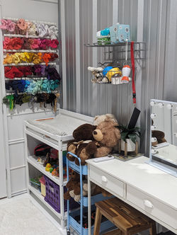 Changing table and area for kids