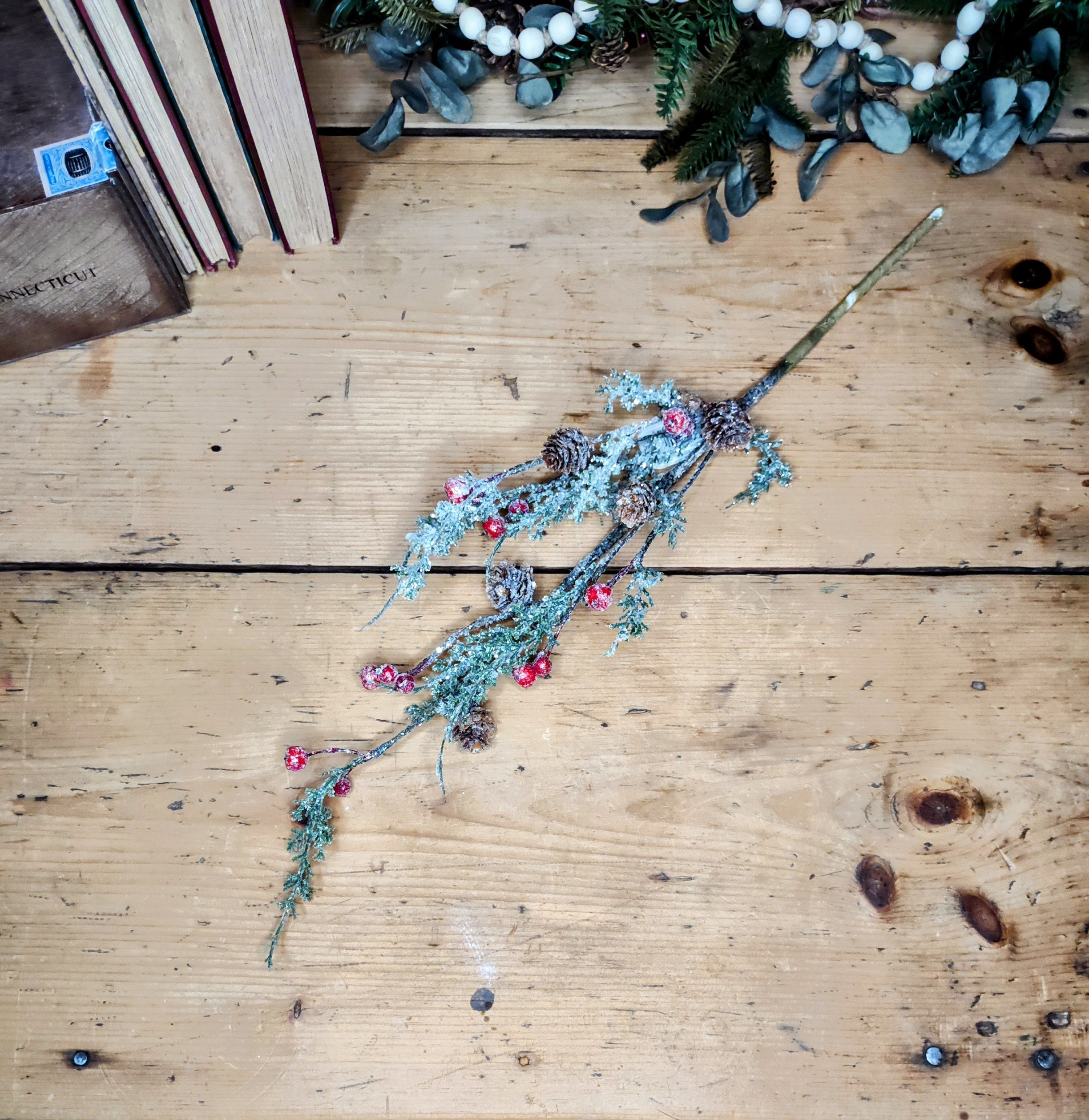 Glittery Cedar and Berry Pick