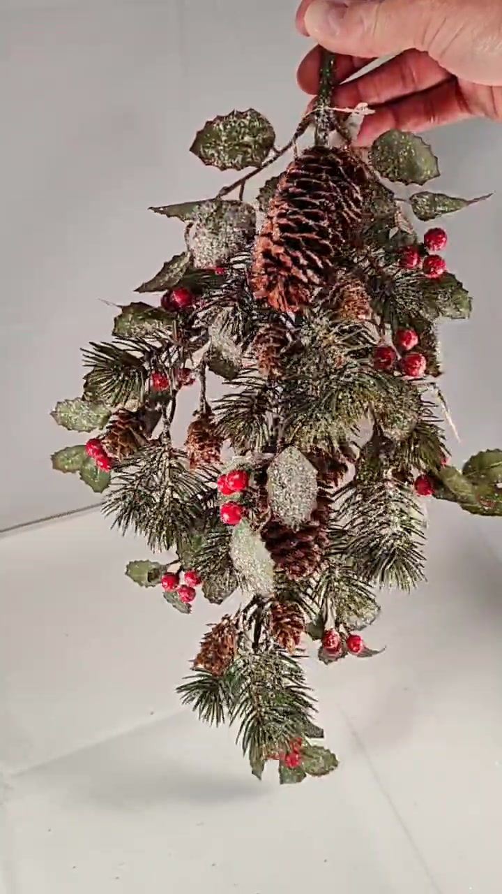 Thumbnail: Frosted Holly and Pine Pick
