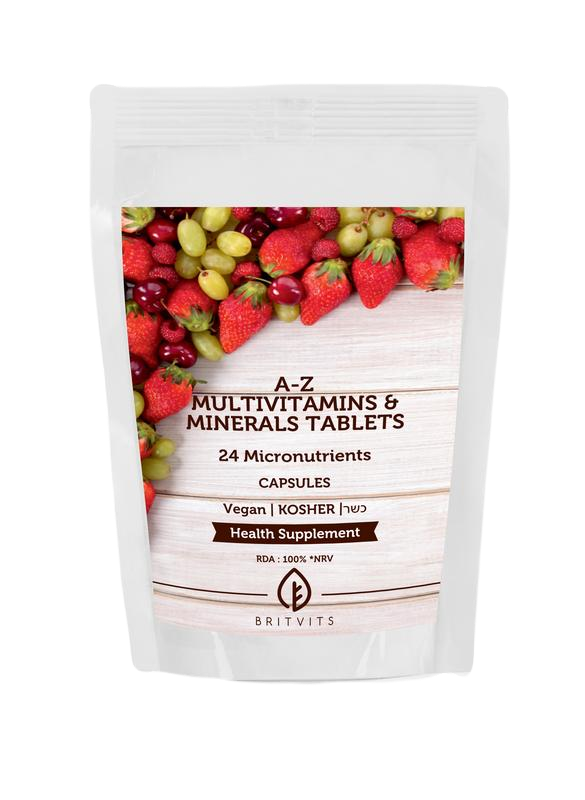 A-Z Multivitamins and Minerals Veg Capsules KOSHER