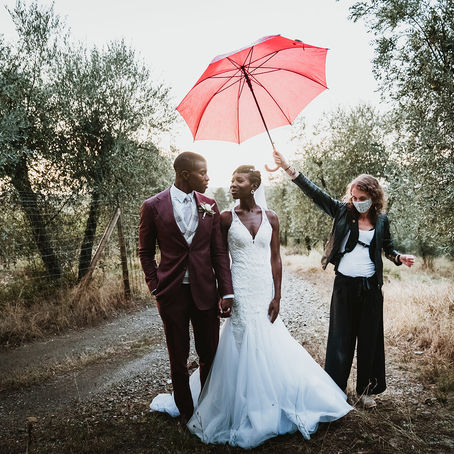Dealing with rain on your wedding day
