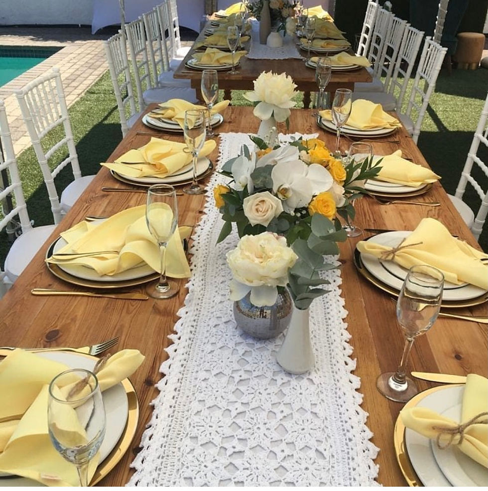 Thumbnail: Wooden 10 Seater Banquet Table