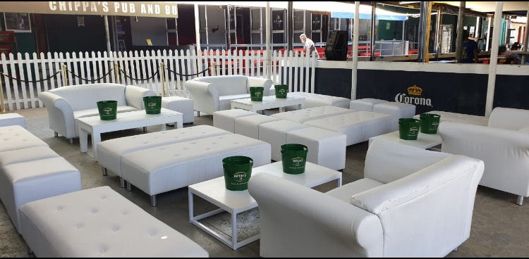 Thumbnail: White Manhattan Long Ottoman