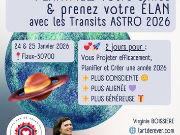PLANIFIEZ votre année et PRENEZ VOTRE ÉLAN🚀💕avec les Transits Astrologiques 2026 🪐🌏 24 & 25 Janvier 2026
