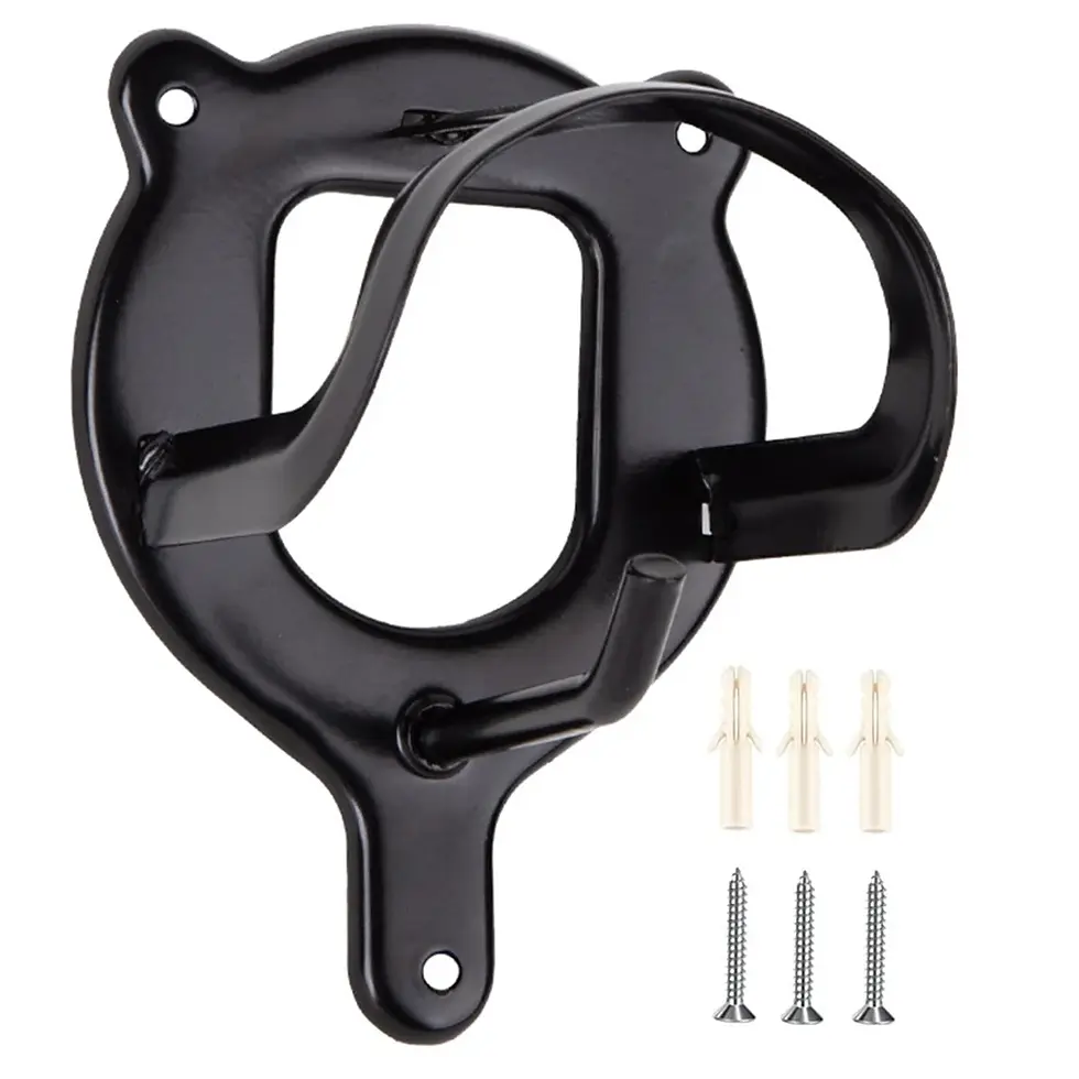 Thumbnail: Horse Bridle Rack Metal Bridle Hooks Wall Mounted Horse Tack Storage Halter
