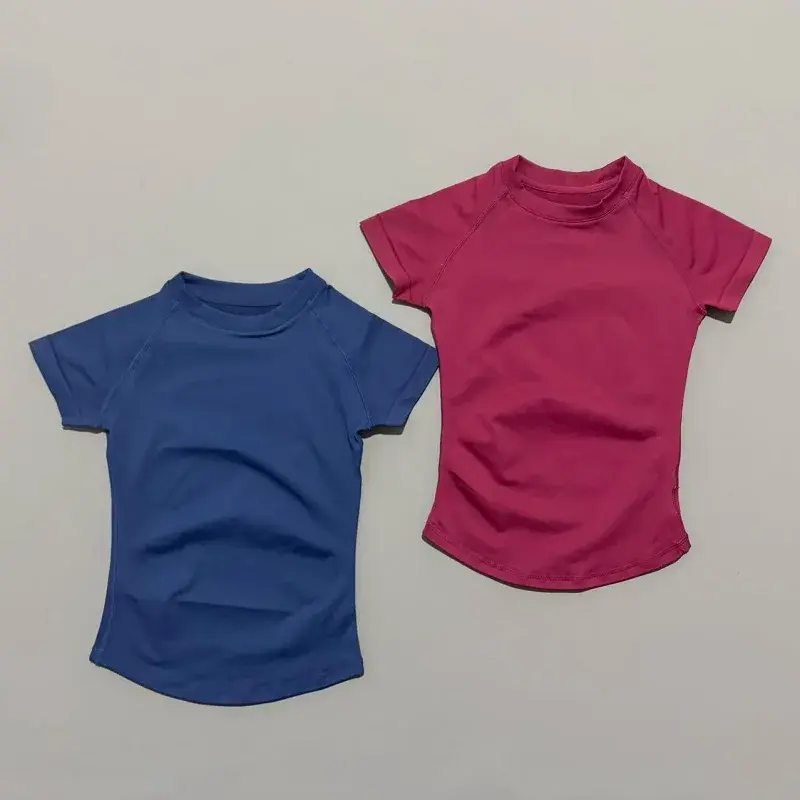 Thumbnail: HISTELLO Sport Short Sleeve Top Seamless Yoga Leotard Clothing Women Running