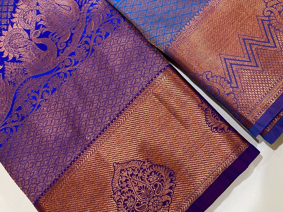 Thumbnail: Bridal brocade Silk Saree