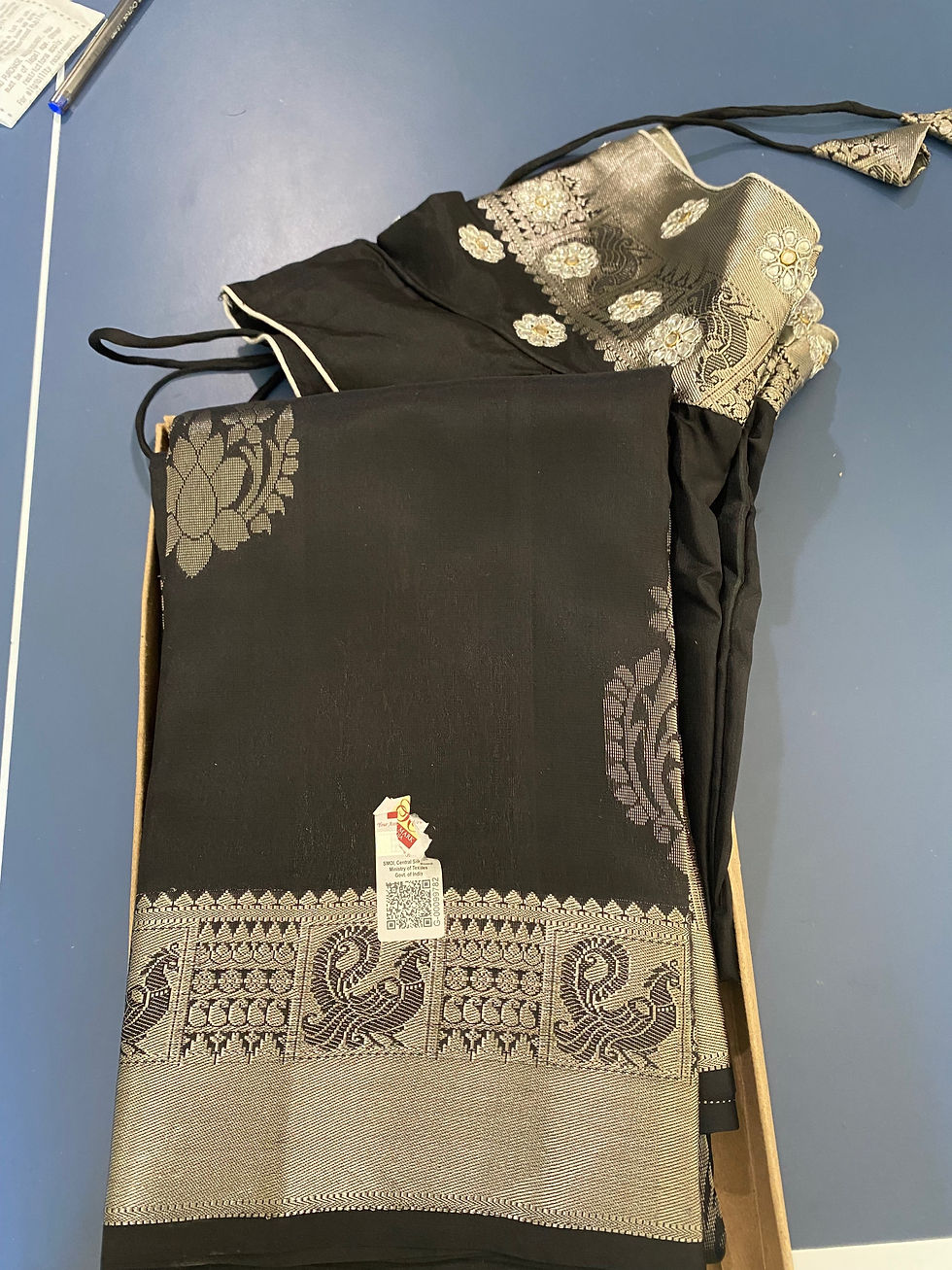 Thumbnail: Pure kanjivaram Silk Sarees/Blouse Stiched