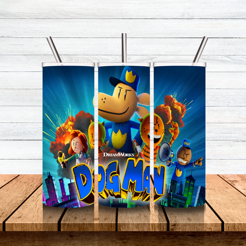 Dog Man 20 OZ Tumbler | Cobb's Creations