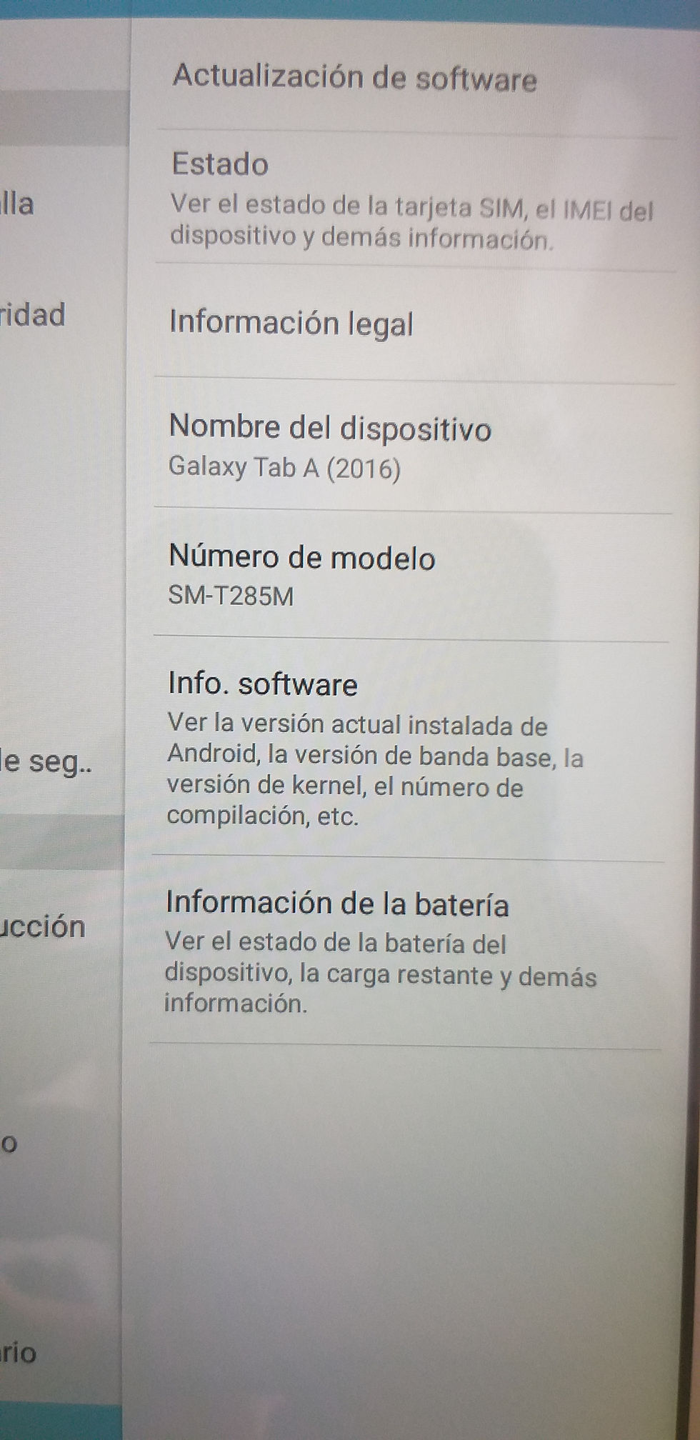 Miniatura: Tableta Samsung Tab A6