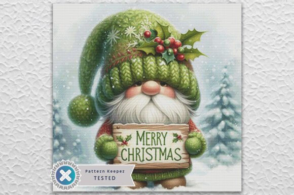 Christmas Gnome Cross Stitch Kit - Fantasy - Modern