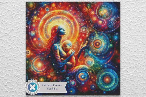 Celestial Mother Cross Stitch Kit - Fantasy - Modern