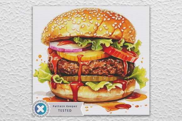 Hamburger Cross Stitch Kit - Fantasy - Modern