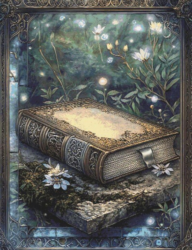 Natures Book Counted Cross Stitch Kit - Books - DM