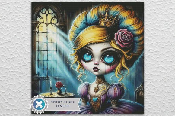 Halloween Goth Cross Stitch Kit - Fantasy - Modern