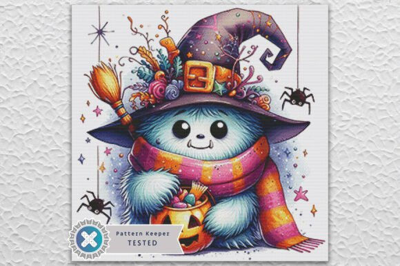 Halloween Monster Cross Stitch Kit - Fantasy - Modern