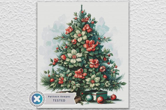 Christmas Tree Cross Stitch Kit - Fantasy - Modern