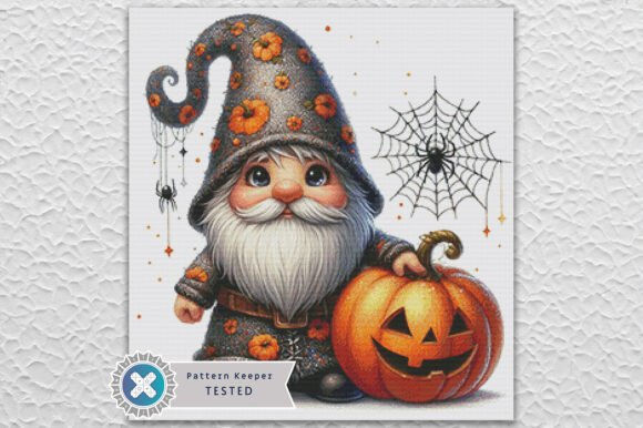 Halloween Gnome Cross Stitch Kit - Fantasy - Modern