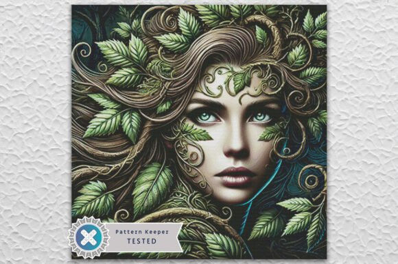 Dryad Woman Cross Stitch Kit - Fantasy - Modern