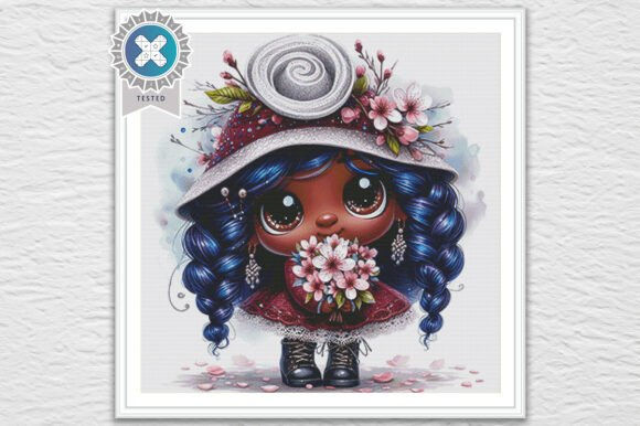 African Fairy Cross Stitch Kit - Fantasy - Modern