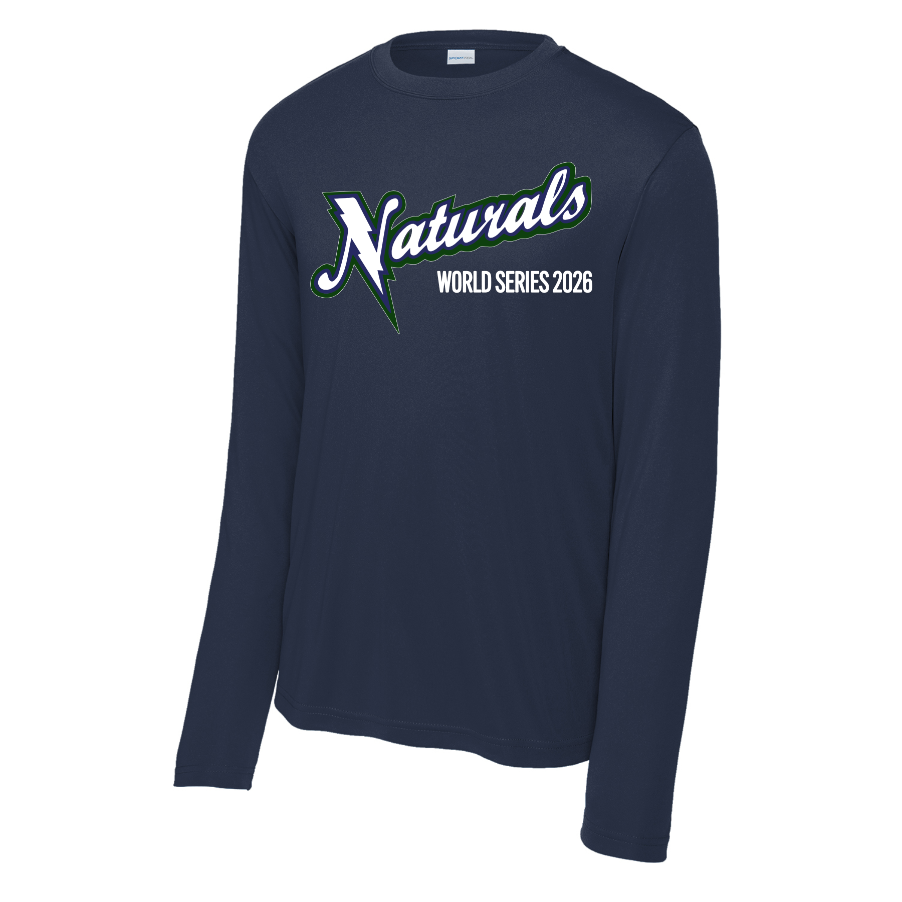 12U Green Long Sleeve Performance Shirts