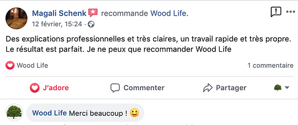 Un avis client 