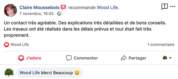 Un avis client 