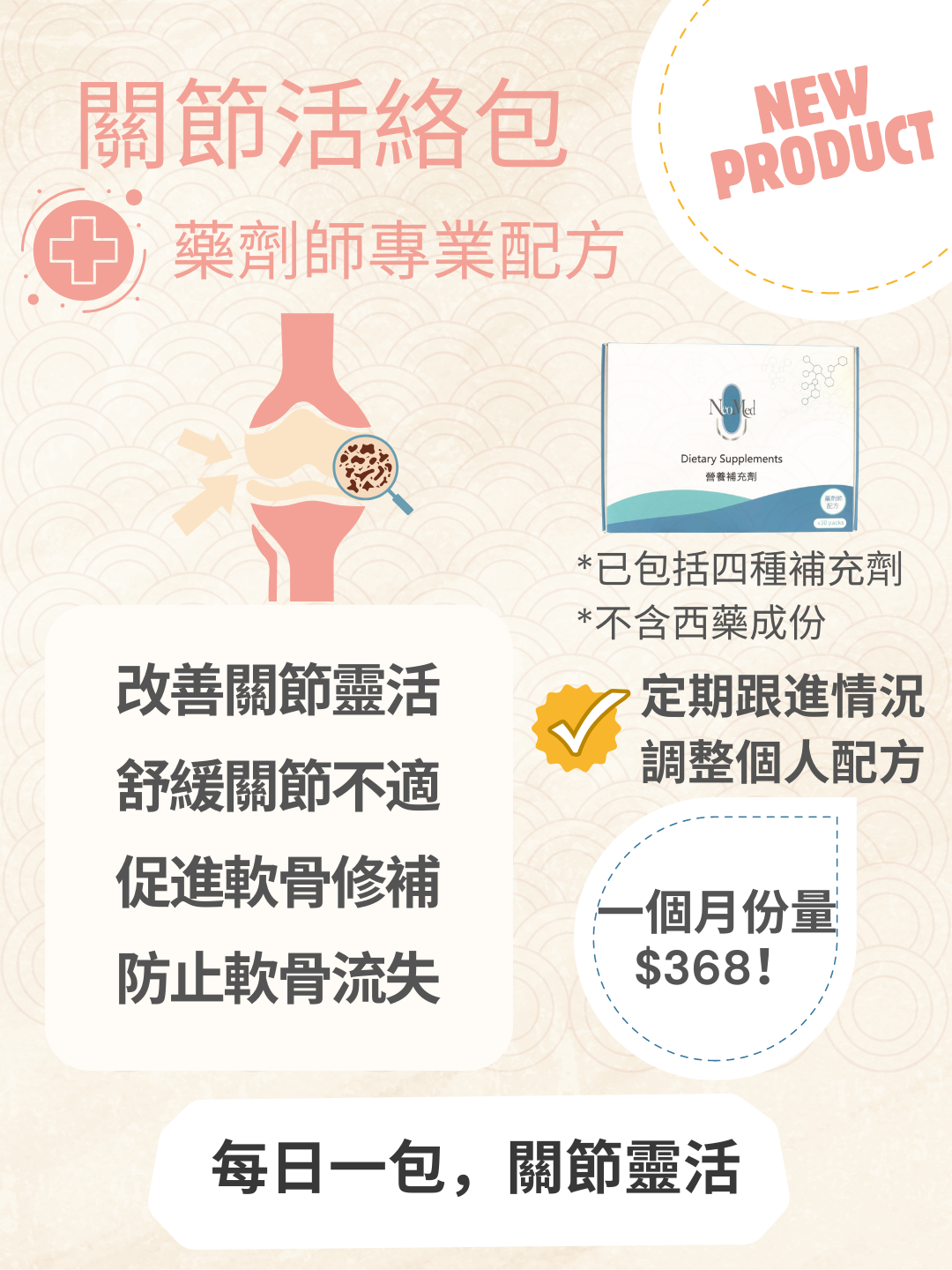 Neomed 關節活絡包 (30天裝)